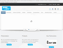 Tablet Screenshot of bmk-sarl.com